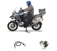 Compatible avec BMW R 1200 GS 2004-2012 Couvre-jambes R120-X Gaucho Termoscud Tucano Urbano spécifique pour moto, couverture thermique imperméable intérieur en simili cuir