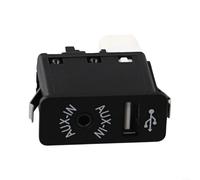 Compatible avec BMW Série 1 3 5 6 7 E82 E88 E92 E93 E63 E64 F06 F12 F13 F02 F03 F04 X4 F26 E70 E71 E72 Z4 E89 pour Mini R555 R57 Prise USB auxiliaire pour voiture