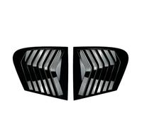 Compatible avec BMW Série 1 F20 118i 120i 2011-2019 - Paire de becquets latéraux, garnitures de pare-soleil triangulaires arrière(Glossy Black)