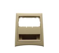 Compatible avec BMW Série 3 E90 E91 2005-2012 Grille de ventilation de climatiseur arrière Cadre extérieur Couvercle environnant Panneau de garniture de cendrier(Model A Beige)