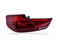 Compatible avec BMW Série 3 GT 2013-2020, bloc optique arrière F34, clignotant dynamique à LED effet écailles de dragon (modèles 320, 325, 328 et 330).(2pcs red)