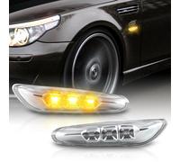 Compatible avec BMW Série 5 E60 E61 Clignotant Latéral LED Transparent