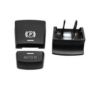 Compatible avec BMW X3 X4 F25 F26 2009-2017 : Cache-Bouton de Frein à Main électronique P Auto H pour l'intérieur (Modèle A - Jeu Noir)