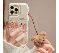 Compatible avec Bracelet perlé Coque iPhone 12 Pro Miroir Housse avec Glitter Perle Dragonne Chaîne Paillettes Bracelet Protection Wave Design Femme Fille Etui pour iPhone 12 Pro.[U792]