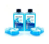 Compatible avec Braun 3/5/7/9/CT Systèmes de Nettoyage, Kit Recharge Solution Nettoyante for Rasoir, 300ml X1 & 170ml X2 for CCR2/CCR4, Nettoyage Profond et Lubrification des Lames