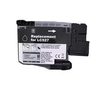 Compatible avec Brother, Cartouche Encre LC527 | Ajustement MFC-J4550DW, utilisation J4350DW, débit d'encre constant, conception compacte(1 Black)