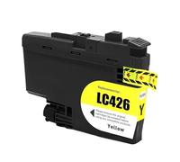 Compatible avec Brother, Encre LC426 LC426XL | Ajustement sur quatre modèles, cartouche compacte, débit d'encre constant, manipulation simple(1PC 426 Y)