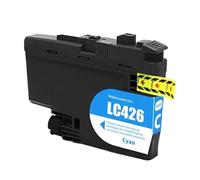 Compatible avec Brother, Encre LC426 LC426XL | Ajustement sur quatre modèles, cartouche compacte, débit d'encre constant, manipulation simple(1PC 426 C)