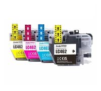 Compatible avec Brother, Encre LC462 LC462XL | Ajustement MFC-J2340DW, utilisation MFC-J2740DW, sortie stable, remplacement facile(1Set LC462(CMYK))