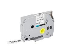 Compatible avec Brother TZe-231 P Touch Ruban pour Brother P-Touch 12 mm TZ TZE Ruban laminé blanc pour P-Touch PT-H100R PT-H105 PT-H100LB PT-H110 H107B PT-D400 PT-1000