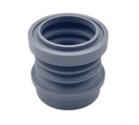 Compatible avec broyeurs Lagom Dose Control Pro, soufflet en silicone avec couvercle en aluminium pour mouler le café expresso, gris (1 pièce)