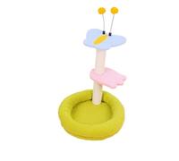 Compatible avec Cadre d'escalade for Chat, Tour d'arbre, Protection de canapé, griffoir for Chats, Colonne à gratter, Fleur, Jouet for Animaux Compagnie(Butterfly Nest)