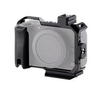 Compatible avec Canon EOS R50 V - Cage de Protection étendue avec poignée supérieure NATO (Noir/Argent)(TA-T83-FCC-B)