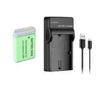 Compatible avec Canon NB-13L Batterie avec Chargeur | 3,6 V, 1 500 mAh, 4,5 Wh, for les Powershot G5X, G7X, G9X, G7 X, G9 X Mark II(1 Battery 1Charger)