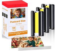 Compatible avec Canon Selphy Color et ensemble de papier CP1500 CP1300 CP1200 CP910 CP900 Papier photo pour imprimante KP108IN KP-36IN 6 pouces 1ink-36paper