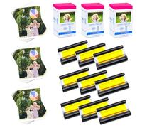 Compatible avec Canon Selphy CP1300 CP1500 CP910 Papier photo KP-108in 3115B001(AA) 10 x 15 pour imprimante Cannon CP Selphy CP1000 CP1200 CP780 CP760 108 feuilles de papier photo 3 cartouches d'encre