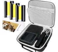 Compatible avec Canon Selphy CP1500 CP1300 Encre, papier et étui rigide, KP-108IN KP108 3 cartouches d'encre couleur et 108 feuilles de papier photo 4 x 6 et boîte de protection noire pour les mains