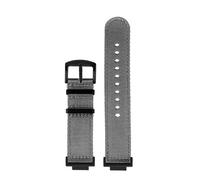 Compatible avec Casio G-SHOCK GA110/100/120 GM/GA2100 Bracelet de montre en toile nylon for hommes modifié DW-5600 GW-B5600 GW-M5610 sport DIY(Silver black buckle)