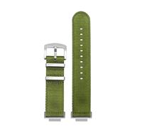 Compatible avec Casio G-SHOCK GA110/100/120 GM/GA2100 Bracelet de montre en toile nylon for hommes modifié DW-5600 GW-B5600 GW-M5610 sport DIY(Army Green silver)