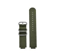 Compatible avec Casio Gba-800 Gma-b800 Ga-800/810 Gbd-800 montre en nylon modifié avec accessoires de montre for hommes Orange noir vert(Military green sk)