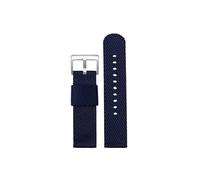 Compatible avec Casio PRW-6600 PRG-600YB PRG-650 GA2000 hommes toile Sport bracelet de montre étanche 24mm(Blue black-steel)