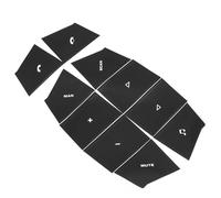 Compatible avec Cayenne 2003, 2004, 2005 et 2006 : Autocollant de réparation pour Boutons de Volant et Boutons intérieurs