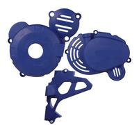 Compatible avec CB250F Motocross Moteur Clutch Gurn Water Pompe Couvre d'allumage Protecteur ZS172FMM-3 Moteur Kayo T4 BRZ Motax Fxmoto Remplacement du marché secondaire(3 Set Blue)