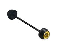 Compatible avec CB650F CB 650f 2014-2024 Protection Anti-Chute pour Roue De Moto CNC Essieu Avant Et Arrière Fourche Sliders Pad Anti-Choc(Rear Gold)