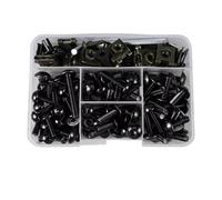 Compatible Avec CBR250R 2011 2012 2013 Pour CBR250R Repsol 2013 Pour CBR500R 2013 2014 177 Pièces Kit Boulons De Carénage De Moto Ensemble De Boulons Et D'écrous vis pour moto