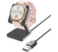 Compatible avec chargeur Fitpolo Smartwatch 1,35" AR01, support de charge Blueshaweu compatible avec montre intelligente aeac AR01/Fitpolo AR01 de 3,4 cm (noir)