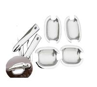 Compatible avec Chery Tiggo 5 2014 2015 2016 2017, nouvelle poignée de porte de voiture chromée + garniture de couvercle de cuvette autocollante, accessoires de style automobile