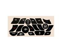 Compatible Avec Chrysler Pour 200 2014 2015 2016 2017 Autocollant De Réparation Pour Bouton De Climatisation Intérieur De Voiture, Accessoires Automobiles Autocollant de réparation de volant