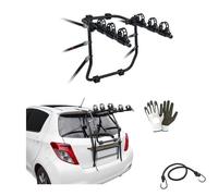 Compatible avec Citroën C3 (MK2) de 13 à 15 porte-vélos arrière pour voiture, adapté pour 3 vélos porte-vélos MISTRAL avec 3 compartiments avec réglage charge maximale 45 kg