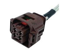 Compatible Avec Citroen Pour C2 Pour C4 Connecteur Étanche 4 Broches Bobine D'allumage Prise Adaptateur Faisceau Câbles Kit Remplacement 9654814480 Connecteur Bobine D'Allumage