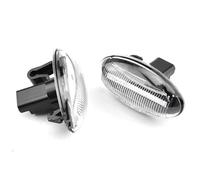 Compatible Avec Citroën Pour Jumpy 2007 2008 2009 2010 Clignotants Latéraux Gauche Et Droit Pour Voiture 632574 632570 Répéteur Latéral Lampe(Clear)
