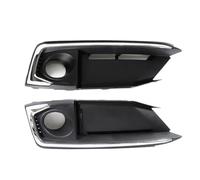 Compatible Avec Civic 2019 2020 2021 Cadre De Calandre, Coque De Lampe Antibrouillard Avec Placage Couvercle De Phares Antibrouillard Pour Pare-choc Avant Grille D'Antibrouillard