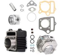 Compatible Avec CL70 1969 1970 1971 1972 12101-GB0-910 12101-HB2-000 12101-098-670 12101-098-671 12101-087-000 12251-111-730 12394-GB4-680 Kit Haut Gamme Culasse Piston kit joint piston d'alésage