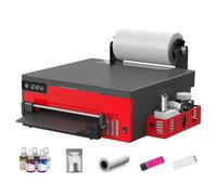 Compatible avec ColorSun A4 DTF Imprimante XP600 Ajustement universel pour la machine d'impression A4 DTF fonctionne avec des t-shirts à capuche du marché secondaire en tissu(Printer with Ink)