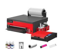 Compatible avec ColorSun A4 DTF Imprimante XP600 Ajustement universel pour la machine d'impression A4 DTF fonctionne avec des t-shirts à capuche du marché secondaire en tissu(Printer With Oven)