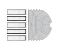 Compatible avec Compatible avec Dreame D9 Max / L10 Pro/Mova L600 / RLS4 / Z500 Rouleau Brosse latérale Filtre Chiffons de Nettoyage Accessoires for aspirateur Robot(Set C)