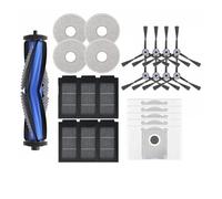 Compatible avec Compatible avec ECOVACS DEBOT T50 PRO OMNI Pièces de rechange Accessoires Brosse latérale principale Filtre Hepa Chiffon de vadrouille Sac à poussière(SET 8)