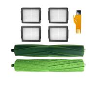 Compatible avec Compatible avec IRobot Roomba I3 Plus / I4/ I6/ I6+/ I / I7+/ I8/ I8+ / E5/ E6 / E7 Brosse latérale principale Filtre Hepa Chiffon de vadrouille Pièce de rechange(Set E)