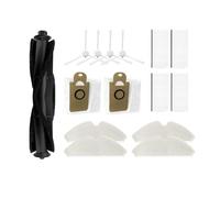 Compatible avec Compatible avec Lenovo T1 Pro / T1s Pro/Cleaner T1 Pièce de Rechange Accessoires Robot Aspirateur Rouleau Brosse Filtre Hepa Chiffon de vadrouille Chiffon Sac à poussière(Set K)