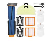 Compatible avec Compatible avec les aspirateurs robots Shark Matrix Plus / AV2610WA Rouleau Brosse latérale principale Filtre Hepa Chiffons de vadrouille Chiffon Accessoires Pièce de rechange(Set A)