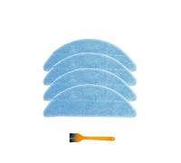 Compatible avec Compatible avec Tesvor S4 Robot aspirateur pièces de rechange accessoires consommables brosse latérale principale filtre Hepa tampon de vadrouille(4 Mop)