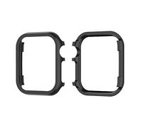 Compatible avec Coque Apple Watch Série 5 40mm Femme Noir, Antichoc Alliage d'Aluminium Cadre avec Brillant Rhinestone Couverture Bumper Protective Case Compatible avec Apple Watch 40mm Series 4/5/6