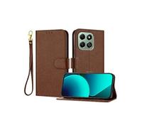 Compatible avec Coque pour Honor X6A Etui Protection Housse De Téléphone Portefeuille Léther Cuir PU Flip Folio Titulaire De Fentes Pour Cartes