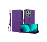 Compatible avec Coque pour Honor X6A Etui Protection Housse De Téléphone Portefeuille Léther Cuir PU Flip Folio Titulaire De Fentes Pour Cartes