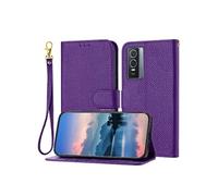 Compatible avec Coque pour VIVO Y76/Y76S Etui Protection Housse De Téléphone Portefeuille Léther Cuir PU Flip Folio Titulaire De Fentes Pour Cartes