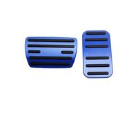 Compatible avec CRV pour CR-V 2017-2022 en acier inoxydable Accélérateur Pédales de gaz Couvre-pédale de frein Patins antidérapants AT Accessoires Car-styling Fuel Car Pedals Cover (couleur : 2 pcs